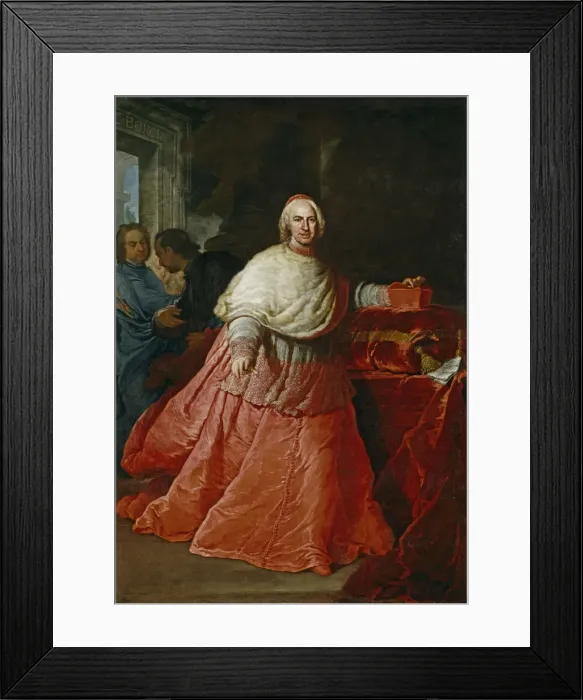 Framed Print : Portrait of Cardinal Carlos de Borja y Centellas (1663-1733), after 1721. Creator: Procaccini Framed Print : Portrait of Cardinal Carlos de Borja y Centellas (1663-1733), after 1721. Creator: Procaccini