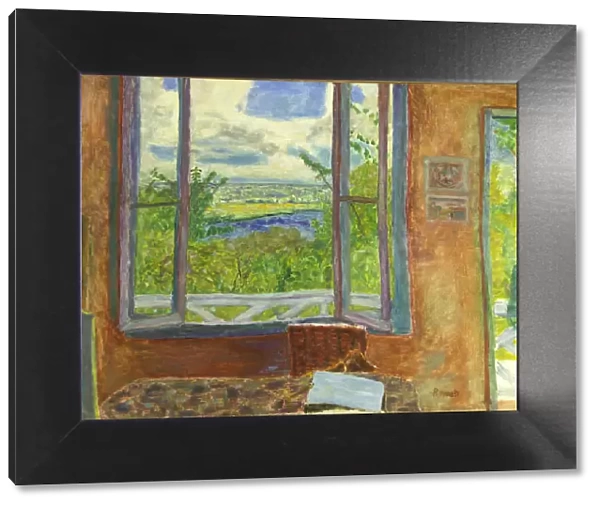 Open Window Towards the Seine (Vernon), c. 1911. Creator: Bonnard, Pierre (1867-1947)