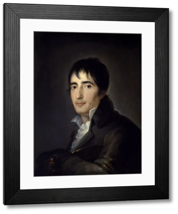Framed Print : Portrait of the poet Manuel Jose Quintana (1772-1857), 1806. Creator: Ribelles y Helip Framed Print : Portrait of the poet Manuel Jose Quintana (1772-1857), 1806. Creator: Ribelles y Helip