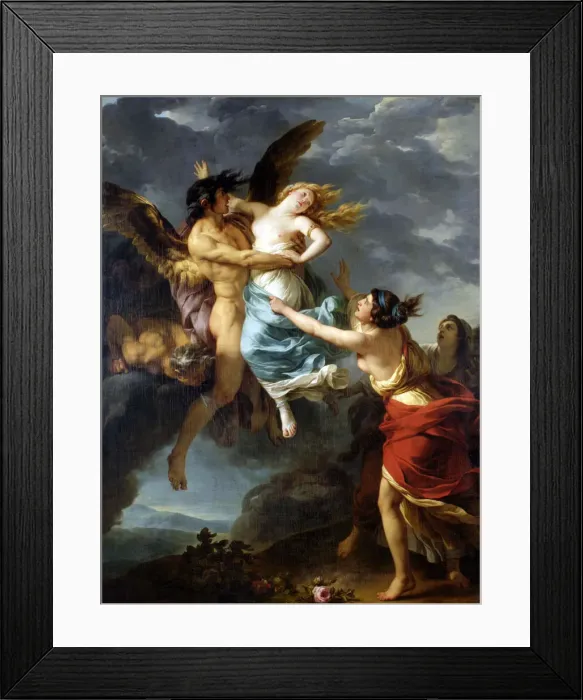Framed Print : The Rape of Orithyia, 1782. Creator: Vincent, Francois Andre (1746-1816) Framed Print : The Rape of Orithyia, 1782. Creator: Vincent, Francois Andre (1746-1816)