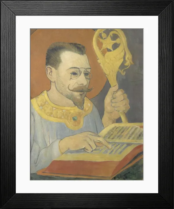 Framed Print : Portrait of Paul Ranson in Nabi costume, 1890. Creator: Serusier, Paul (1864-1927) Framed Print : Portrait of Paul Ranson in Nabi costume, 1890. Creator: Serusier, Paul (1864-1927)