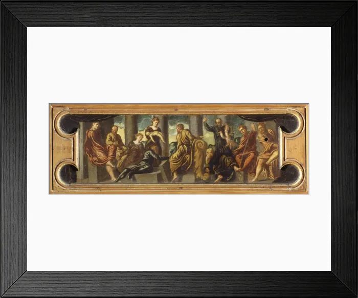 Framed Print : The Judgment of Solomon. Creator: Tintoretto, Jacopo (1518-1594) Framed Print : The Judgment of Solomon. Creator: Tintoretto, Jacopo (1518-1594)