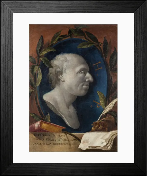 Framed Print : Portrait of Girolamo Pompei (1731-1788), 1790. Creator: Benini, Giovanni (active End of 18th cen Framed Print : Portrait of Girolamo Pompei (1731-1788), 1790. Creator: Benini, Giovanni (active End of 18th cen