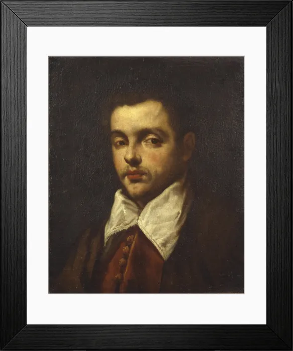 Framed Print : Portrait of Marco Pasqualigo, 1580s. Creator: Tintoretto, Domenico (1560-1635) Framed Print : Portrait of Marco Pasqualigo, 1580s. Creator: Tintoretto, Domenico (1560-1635)