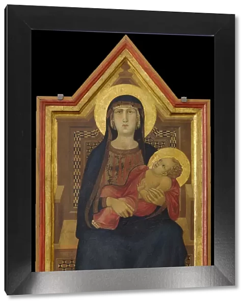 The Virgin and Child enthroned, 1319. Creator: Lorenzetti, Ambrogio (ca 1290-ca 1348)