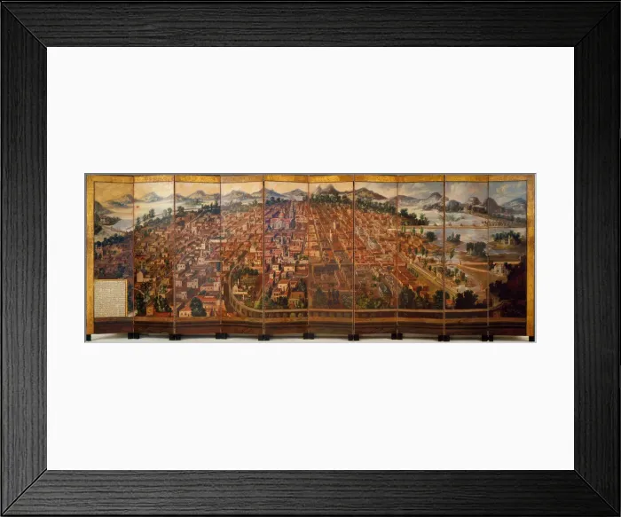 Framed Print : The City of Mexico, ca 1690. Creator: Correa, Diego (active second Half of 17th cen. ) Framed Print : The City of Mexico, ca 1690. Creator: Correa, Diego (active second Half of 17th cen. )