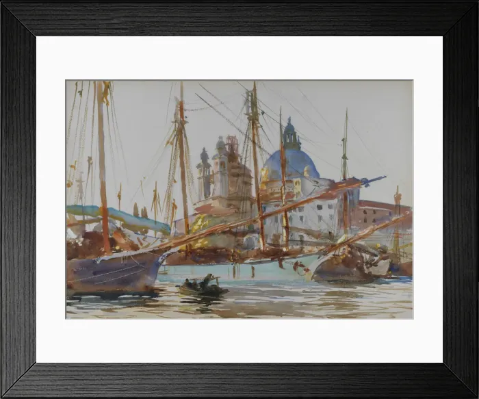Framed Print : Santa Maria della Salute in Venice, ca 1904-1906. Creator: Sargent, John Singer (1856-1925) Framed Print : Santa Maria della Salute in Venice, ca 1904-1906. Creator: Sargent, John Singer (1856-1925)