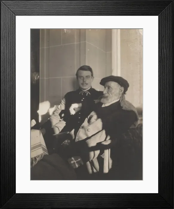 Framed Print : Pierre-Auguste and Jean Renoir, c. 1916. Creator: Bonnard, Pierre (1867-1947) Framed Print : Pierre-Auguste and Jean Renoir, c. 1916. Creator: Bonnard, Pierre (1867-1947)