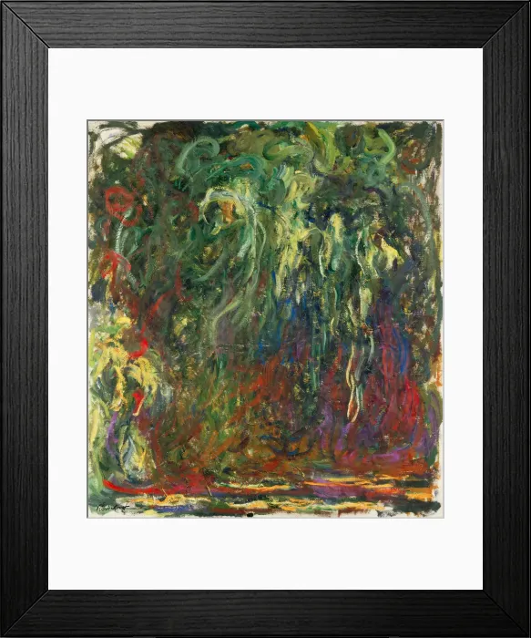 Framed Print : Weeping willow, 1920-1922. Creator: Monet, Claude (1840-1926) Framed Print : Weeping willow, 1920-1922. Creator: Monet, Claude (1840-1926)