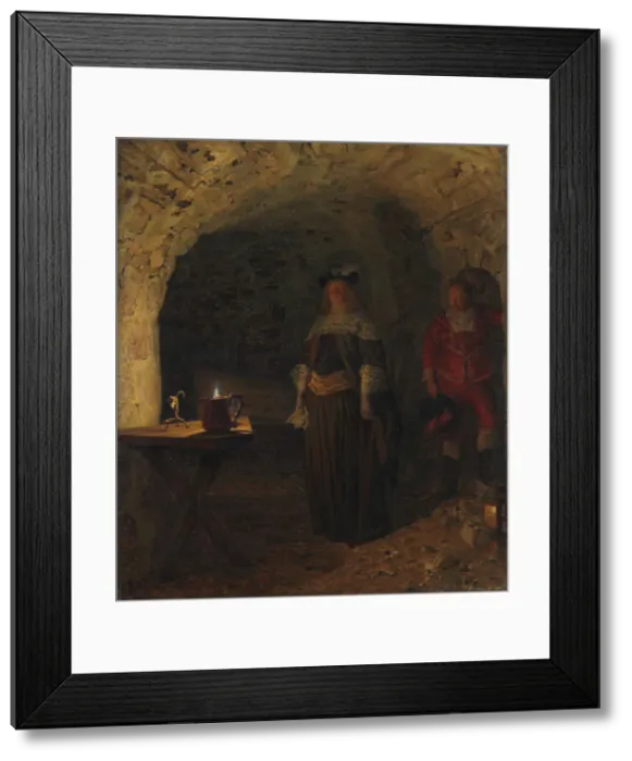 Framed Print : Leonora Christina, led by Frederik Ahlefeldt in the Blue Tower, 1893. Creator: Zahrtmann Framed Print : Leonora Christina, led by Frederik Ahlefeldt in the Blue Tower, 1893. Creator: Zahrtmann
