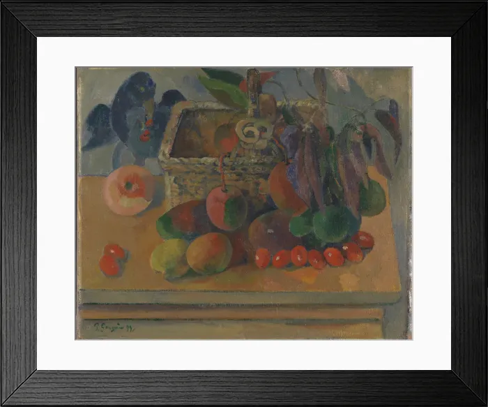 Framed Print : Still Life, 1899. Creator: Gauguin, Paul Eugene Henri (1848-1903) Framed Print : Still Life, 1899. Creator: Gauguin, Paul Eugene Henri (1848-1903)