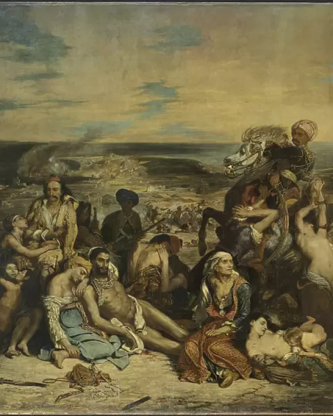 The Massacre at Chios, 1824. Creator: Delacroix, Eugene (1798-1863)