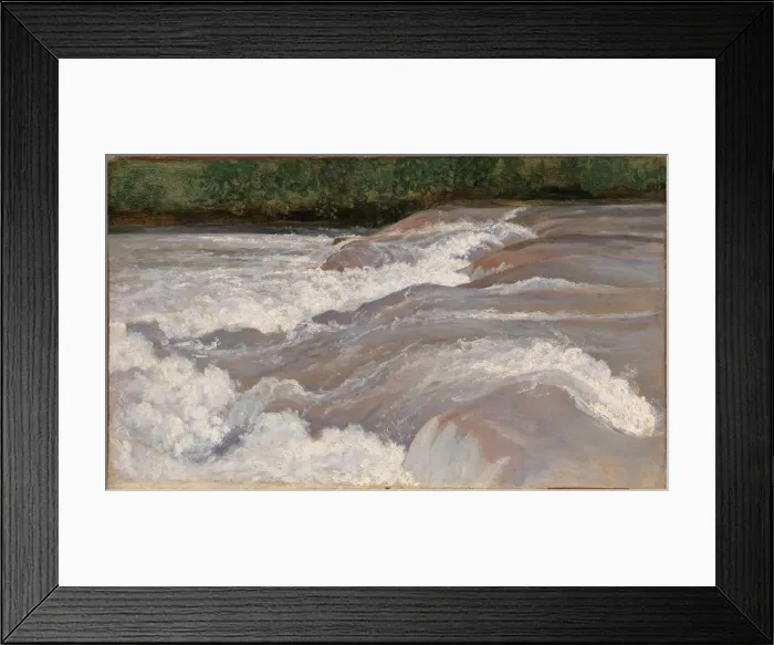 Framed Print : The Velino Above the Cascade of Terni, 1826. Creator: Corot, Jean-Baptiste Camille (1796-1875) Framed Print : The Velino Above the Cascade of Terni, 1826. Creator: Corot, Jean-Baptiste Camille (1796-1875)