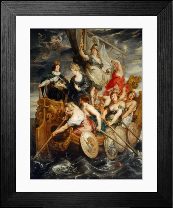 Framed Print : The adulthood of Louis XIII. (The Marie de Medici Cycle), 1622-1625. Creator: Rubens Framed Print : The adulthood of Louis XIII. (The Marie de Medici Cycle), 1622-1625. Creator: Rubens