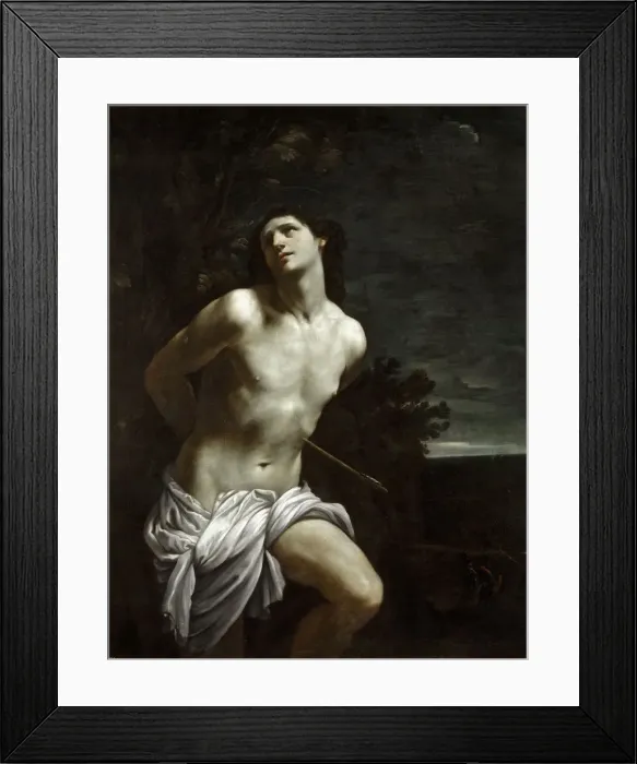 Framed Print : Saint Sebastian, c. 1618. Creator: Reni, Guido (1575-1642) Framed Print : Saint Sebastian, c. 1618. Creator: Reni, Guido (1575-1642)