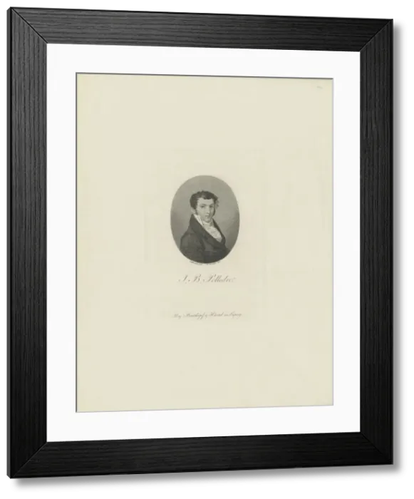 Framed Print : Portrait of the violinist and composer Giovanni Battista Polledro (1781-1853), c Framed Print : Portrait of the violinist and composer Giovanni Battista Polledro (1781-1853), c