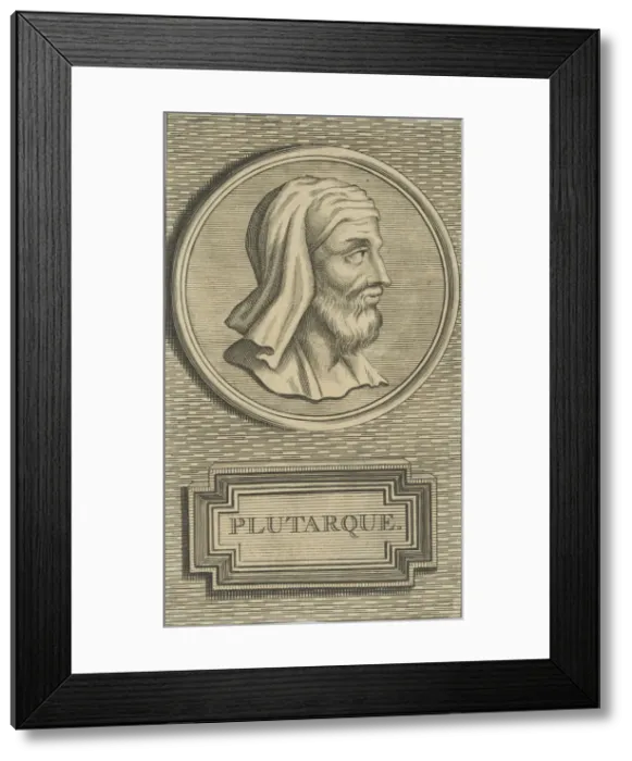 Framed Print : Plutarch, 1701. Creator: Anonymous Framed Print : Plutarch, 1701. Creator: Anonymous