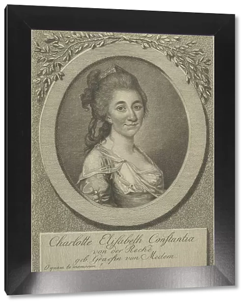 Portrait of Elisa von der Recke (1754-1833), 1783. Creator: Darbes, Joseph Friedrich August