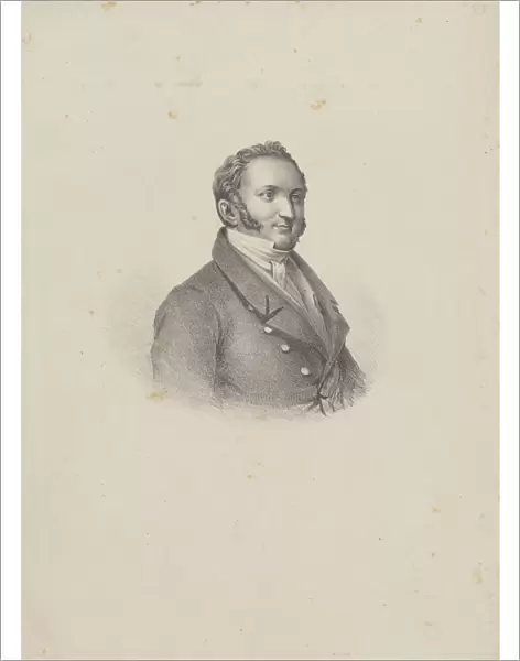 Portrait of the composer Gioachino Antonio Rossini (1792-1868), 1826. Creator: Anonymous