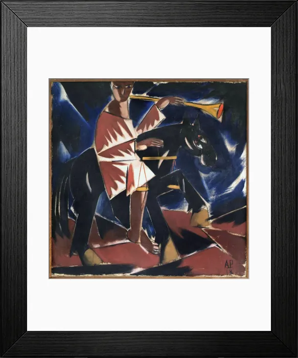 Framed Print : Apocalypse, 1918. Creator: Rybnikov, Alexey Alexandrovich (1887-1949) Framed Print : Apocalypse, 1918. Creator: Rybnikov, Alexey Alexandrovich (1887-1949)