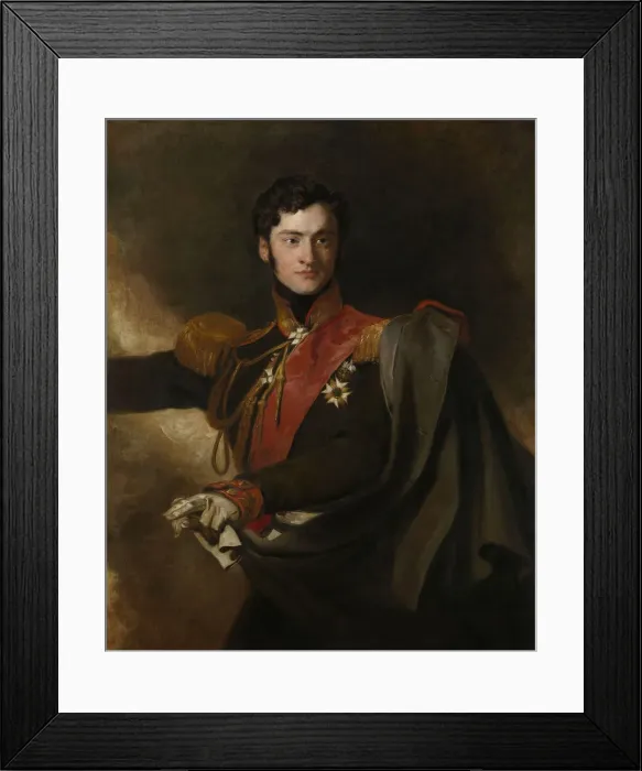 Framed Print : Portrait of Count Alexander Ivanovich Chernyshov (1786-1857), 1818. Creator: Lawrence Framed Print : Portrait of Count Alexander Ivanovich Chernyshov (1786-1857), 1818. Creator: Lawrence