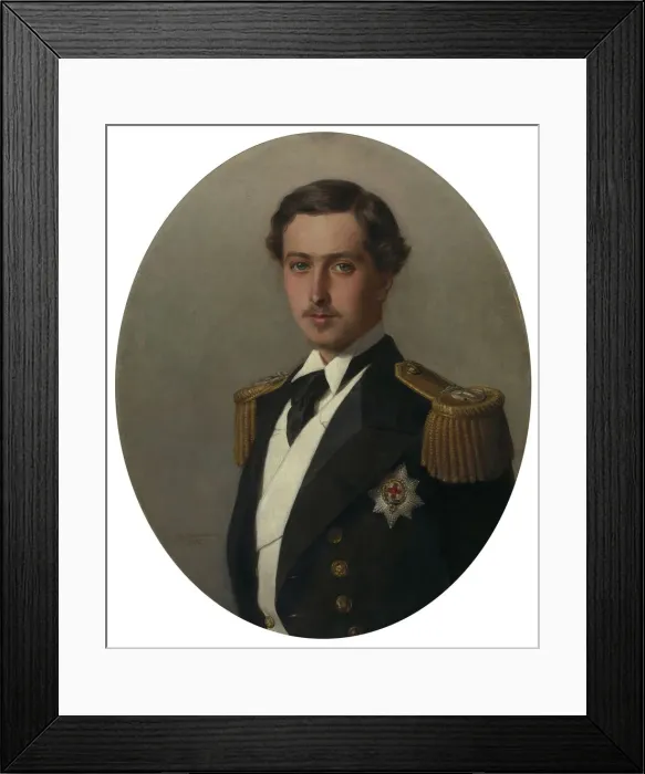 Framed Print : Portrait of Prince Alfred (1844-1900), later Duke of Edinburgh, 1865. Creator: Winterhalter Framed Print : Portrait of Prince Alfred (1844-1900), later Duke of Edinburgh, 1865. Creator: Winterhalter