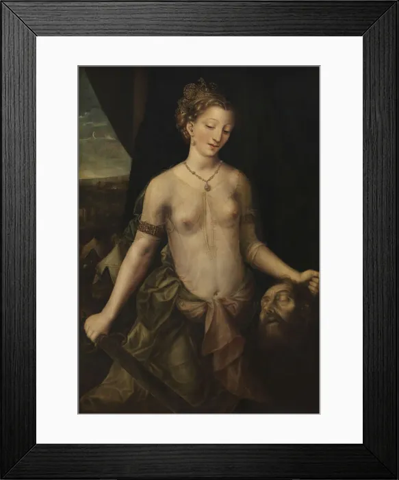 Framed Print : Judith, 16th century. Creator: Massys (Matsys), Jan (1510-1575) Framed Print : Judith, 16th century. Creator: Massys (Matsys), Jan (1510-1575)