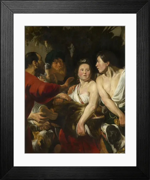 Framed Print : Meleager and Atalanta, 1617-1618. Creator: Jordaens, Jacob (1593-1678) Framed Print : Meleager and Atalanta, 1617-1618. Creator: Jordaens, Jacob (1593-1678)