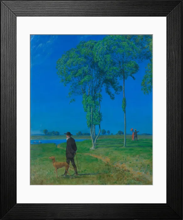 Framed Print : Loneliness, 1906. Creator: Thoma, Hans (1839-1924) Framed Print : Loneliness, 1906. Creator: Thoma, Hans (1839-1924)
