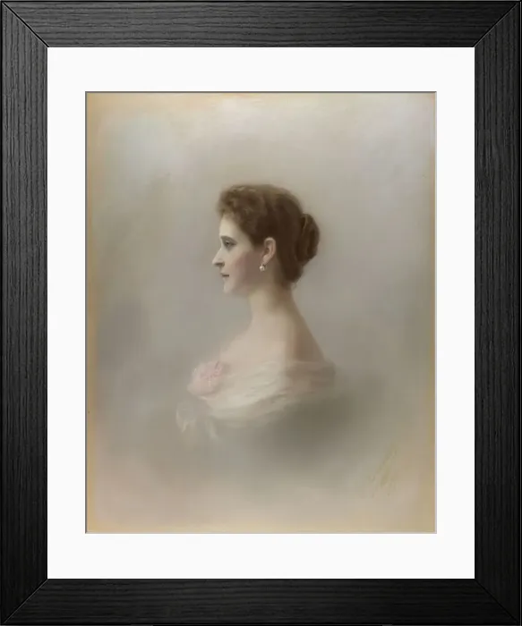 Framed Print : Portrait of Grand Duchess Elizaveta Fyodorovna, Princess Elizabeth of Hesse and by Rhine, 1896 Framed Print : Portrait of Grand Duchess Elizaveta Fyodorovna, Princess Elizabeth of Hesse and by Rhine, 1896
