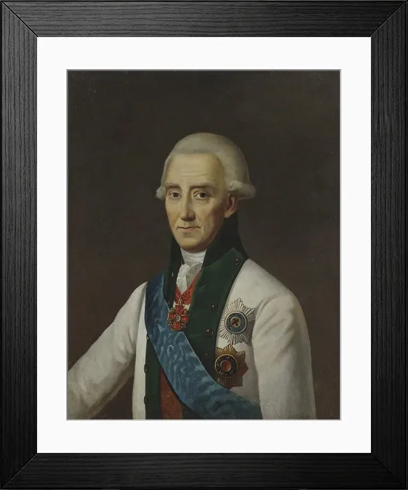 Framed Print : Portrait of Admiral Vasily Chichagov (1726-1809). Creator: Anonymous Framed Print : Portrait of Admiral Vasily Chichagov (1726-1809). Creator: Anonymous