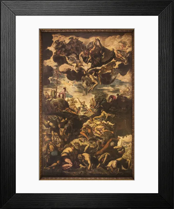 Framed Print : The Erection of the Brazen Serpent, 1576. Creator: Tintoretto, Jacopo (1518-1594) Framed Print : The Erection of the Brazen Serpent, 1576. Creator: Tintoretto, Jacopo (1518-1594)