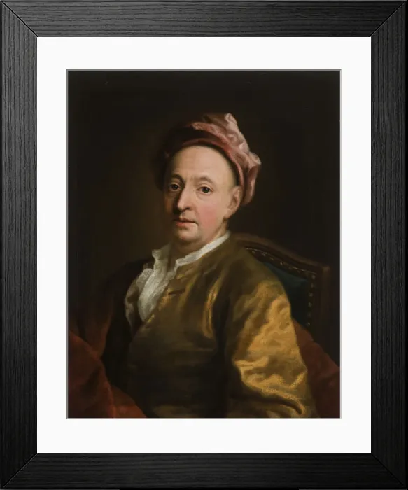 Framed Print : Self-Portrait, Mid of the 18th cen Creator: Desmarees, George (1697-1776) Framed Print : Self-Portrait, Mid of the 18th cen Creator: Desmarees, George (1697-1776)