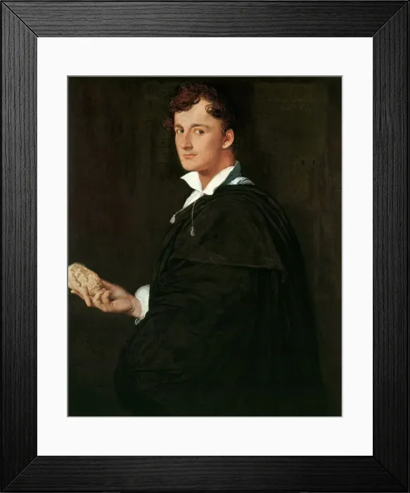 Framed Print : Portrait of the sculptor Lorenzo Bartolini (1777-1850), 1806 Framed Print : Portrait of the sculptor Lorenzo Bartolini (1777-1850), 1806