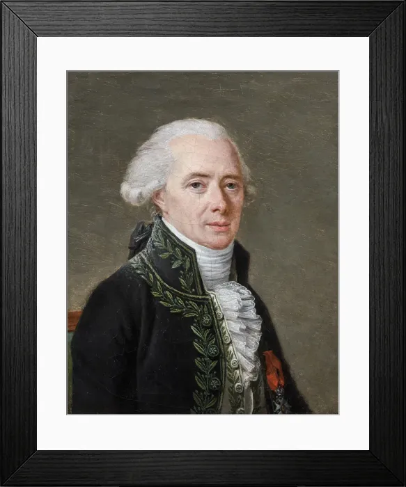 Framed Print : Portrait of Francois-Andre Vincent (1746-1816), 1816. Creator: Capet, Marie-Gabrielle