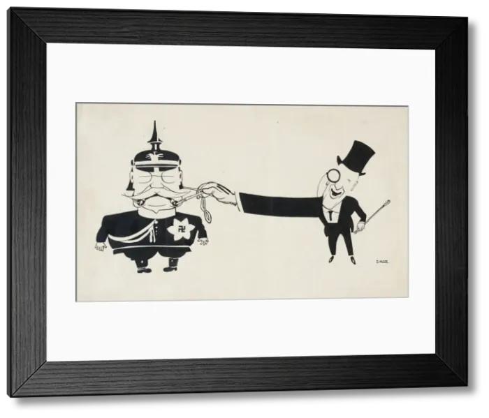 Framed Print : Capitalism and German militarism are great pals, 1920-1925. Creator: Moor, Dmitri Stachievich Framed Print : Capitalism and German militarism are great pals, 1920-1925. Creator: Moor, Dmitri Stachievich