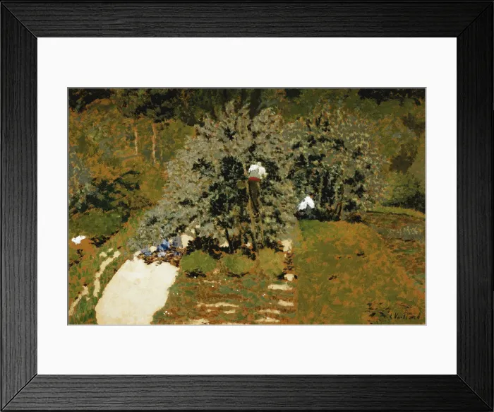 Framed Print : La Cueillette, 1899-1900. Creator: Vuillard, Edouard (1868-1940) Framed Print : La Cueillette, 1899-1900. Creator: Vuillard, Edouard (1868-1940)