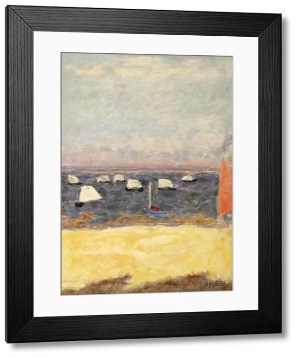 Framed Print : Les Voiliers, regates, ca 1932. Creator: Bonnard, Pierre (1867-1947) Framed Print : Les Voiliers, regates, ca 1932. Creator: Bonnard, Pierre (1867-1947)
