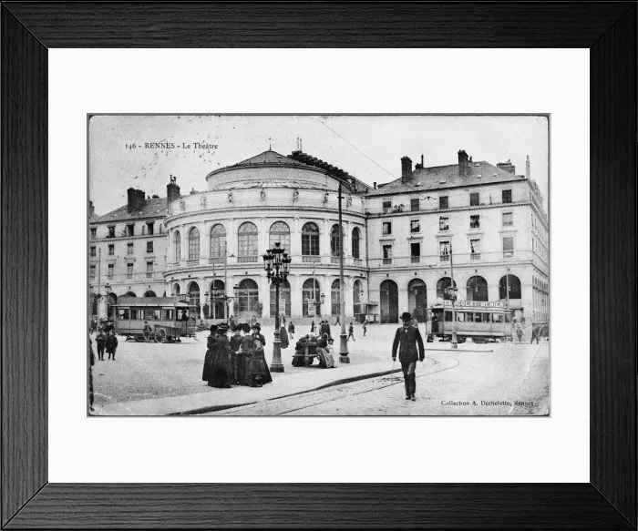 Framed Print : Rennes. Theatre, 1900s-1910s. Creator: Anonymous Framed Print : Rennes. Theatre, 1900s-1910s. Creator: Anonymous