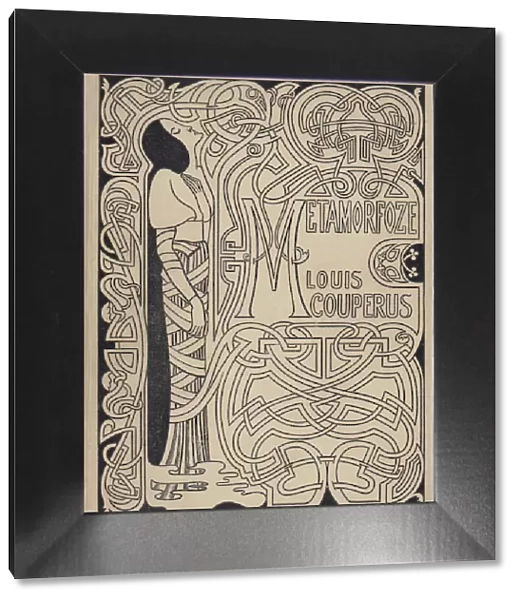 Cover design Metamorfoze by Louis Couperus, 1897. Creator: Toorop, Jan (1858-1928)