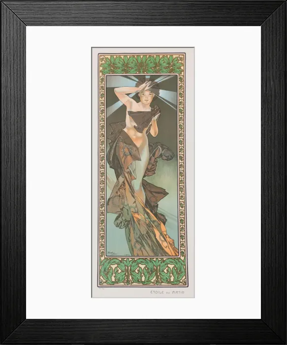 Framed Print : Etoile du Matin (The Morning Star), 1902. Creator: Mucha, Alfons Marie (1860-1939) Framed Print : Etoile du Matin (The Morning Star), 1902. Creator: Mucha, Alfons Marie (1860-1939)