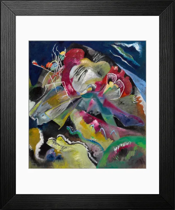 Framed Print : Painting with White Lines, 1913. Creator: Kandinsky, Wassily Vasilyevich (1866-1944) Framed Print : Painting with White Lines, 1913. Creator: Kandinsky, Wassily Vasilyevich (1866-1944)