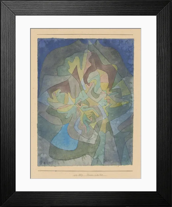 Framed Print : Flowers in the Vase, 1929. Creator: Klee, Paul (1879-1940) Framed Print : Flowers in the Vase, 1929. Creator: Klee, Paul (1879-1940)
