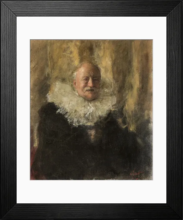 Framed Print : Self-Portrait. Creator: Mancini, Antonio (1852-1930) Framed Print : Self-Portrait. Creator: Mancini, Antonio (1852-1930)