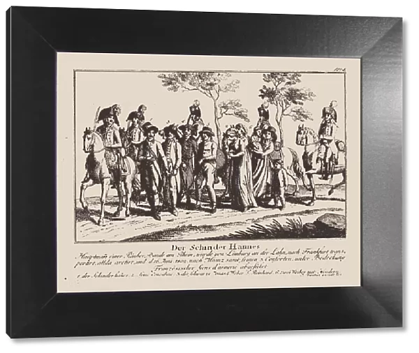 The arrest of Schinderhannes, 1802. Creator: Anonymous