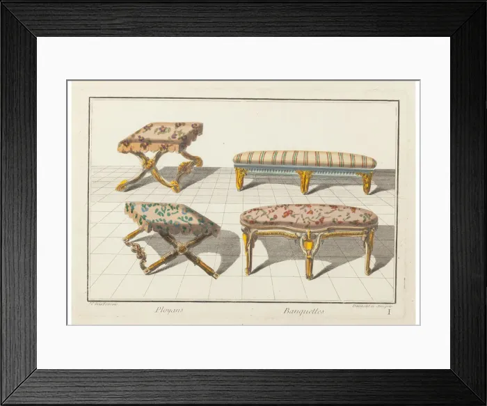 Framed Print : Ployans, Banquettes. Nouvelle Iconologie Historique ou Attributes Hierogliphyques, c Framed Print : Ployans, Banquettes. Nouvelle Iconologie Historique ou Attributes Hierogliphyques, c