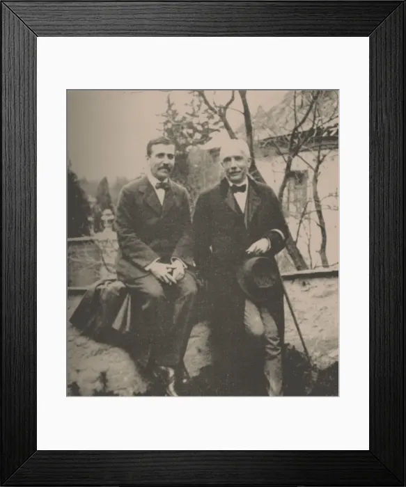 Framed Print : Hugo von Hofmannsthal (1874-1929) and Richard Strauss (1864-1949), 1912. Creator: Anonymous Framed Print : Hugo von Hofmannsthal (1874-1929) and Richard Strauss (1864-1949), 1912. Creator: Anonymous