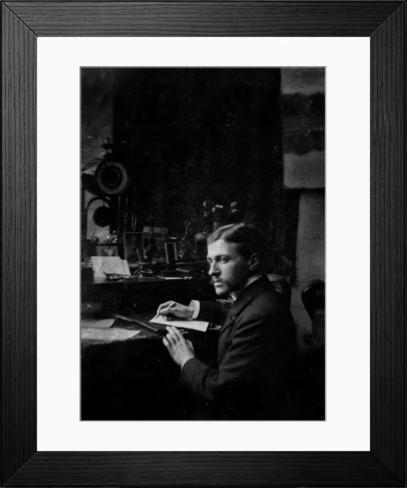 Framed Print : Portrait of Hugo von Hofmannsthal (1874-1929), ca 1899. Creator: Anonymous Framed Print : Portrait of Hugo von Hofmannsthal (1874-1929), ca 1899. Creator: Anonymous