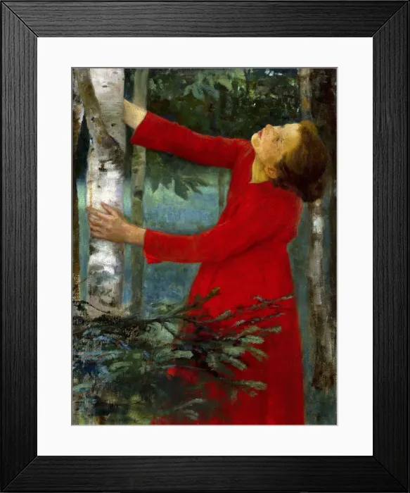 Framed Print : Birdsong, 1893. Creator: Ferenczy, Karoly (1862-1917) Framed Print : Birdsong, 1893. Creator: Ferenczy, Karoly (1862-1917)