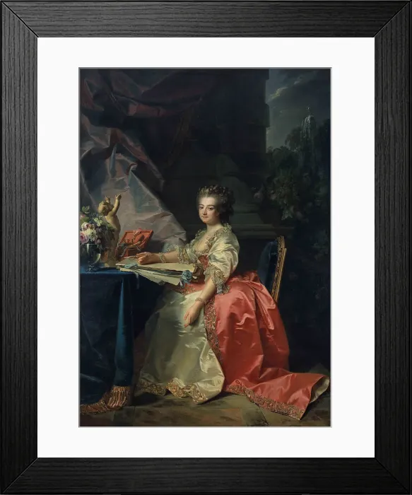 Framed Print : Portrait of Marie Louise of Savoy (1749-1792), Princess of Lamballe, 1780. Creator: Mosnier Framed Print : Portrait of Marie Louise of Savoy (1749-1792), Princess of Lamballe, 1780. Creator: Mosnier